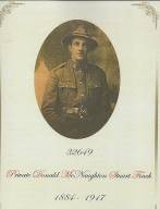 32649 Private Donald McNaughton Stuart  Finch 1884-1917