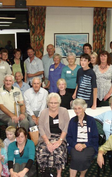 The Findlay family reunion held at “Mornington” Napier in March 2007